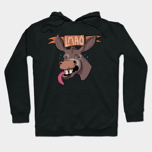 LMAO Hoodie by Mouth Breather Designs